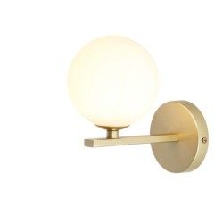 KAMA Sieninis šviestuvas 1xG9 BRASS