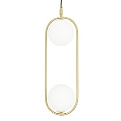 CORDEL Pakabinamas šviestuvas 2xG9 BRASS