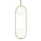 CORDEL Pakabinamas šviestuvas 2xG9 BRASS
