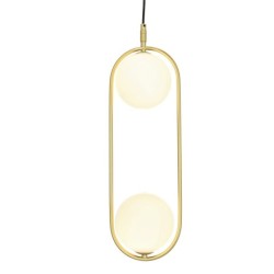 CORDEL Pakabinamas šviestuvas 2xG9 BRASS