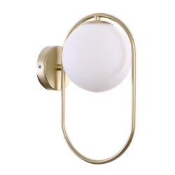 CORDEL Sieninis šviestuvas 1xG9 RING BRASS