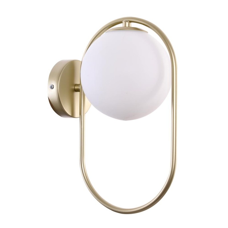CORDEL Sieninis šviestuvas 1xG9 RING BRASS