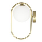 CORDEL Sieninis šviestuvas 1xG9 RING BRASS