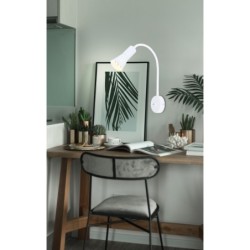ARENA Sieninis šviestuvas with extension arm 1*R50 E14 Balta