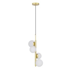 CORDEL Pakabinamas šviestuvas BRASS 4xG9 Balta