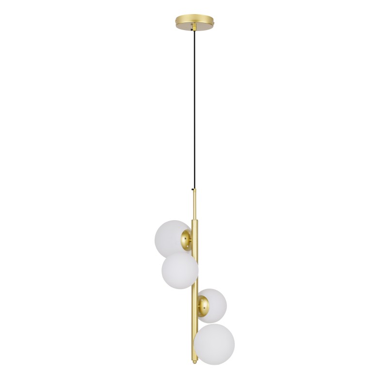 CORDEL Pakabinamas šviestuvas BRASS 4xG9 Balta