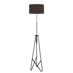 FLOAT Toršeras Juoda 1xE27 Tamsi timber