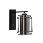 JONERA Sieninis šviestuvas Juoda  P20 1X40 E27 smoked
