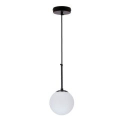 POMPEI Pakabinamas šviestuvas  Juoda  1XE27 Balta   15CM