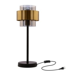 Spiega Stalinis šviestuvas Juoda +brass 1xE27 smokey