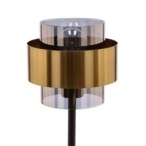 Spiega Stalinis šviestuvas Juoda +brass 1xE27 smokey