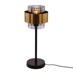 Spiega Stalinis šviestuvas Juoda +brass 1xE27 smokey