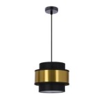 Prestige Pakabinamas šviestuvas Juoda 1xE27 Juoda +Aukso