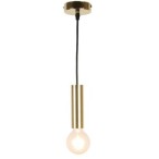 1-LIGHT Pakabinamas šviestuvas DALLAS Ø42X142mm 1xE27 Aukso
