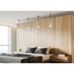 1-LIGHT Pakabinamas šviestuvas DALLAS Ø42X142mm 1xE27 Aukso