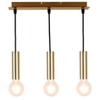 3-LIGHT Pakabinamas šviestuvas DALLAS Ø42X142mm 3xE27 Aukso