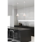 Pakabinamas šviestuvas VOSS 1xE27 Balta