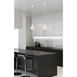 Pakabinamas šviestuvas VOSS 1xE27 Balta