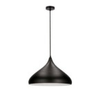 Pakabinamas šviestuvas VIBORG 420mm 1xE27 Juoda