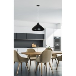 Pakabinamas šviestuvas VIBORG 420mm 1xE27 Juoda