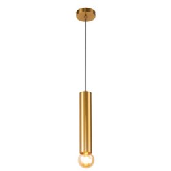 Pakabinamas šviestuvas AUSTIN SLIM Ø60X300mm 1xE27 Aukso