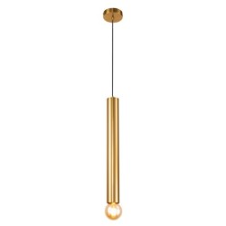 Pakabinamas šviestuvas AUSTIN. SLIM Ø60X500mm 1xE27 Aukso