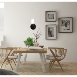 Sieninis šviestuvas SAKAI LED 4W 3000K Juoda