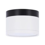 Lubinis šviestuvas TUBE 9W LED 4000K Balta + Juoda D:8.8CM