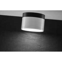 Lubinis šviestuvas TUBE 9W LED 4000K Balta + Juoda D:8.8CM