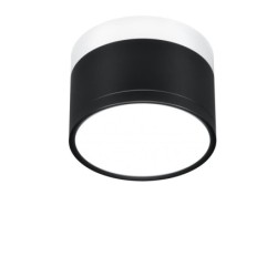 Lubinis šviestuvas TUBE 9W LED 4000K Juoda + Balta D:8.8CM