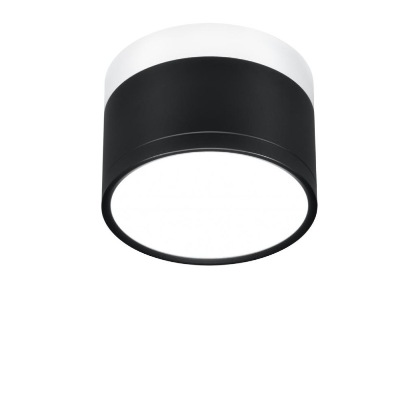 Lubinis šviestuvas TUBE 9W LED 4000K Juoda + Balta D:8.8CM