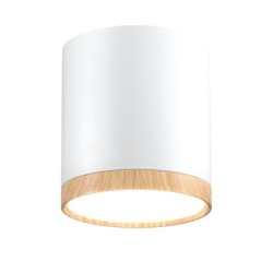 Lubinis šviestuvas TUBE 5W LED 4000K Medžio + Balta D:6.8CM