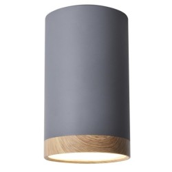 Lubinis šviestuvas TUBE 9W LED 8.8/15 Medžo+Pilka 4000K