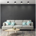 Lubinis šviestuvas TUBE 9W LED 8.8/7.5 Medžio+Juoda 4000K