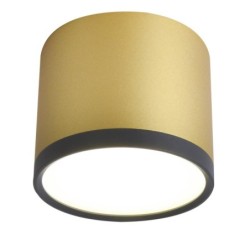 Lubinis šviestuvas TUBE 9W LED 8.8/7.5 Juoda +Aukso MAT 4000K
