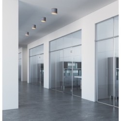 Lubinis šviestuvas TUBE 9W LED 8.8/7.5 Medžio+Pilka 4000K