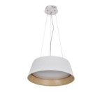 UMBRIA Pakabinamas šviestuvas Balta + Medžo 1X24W LED