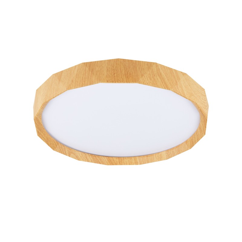 CADIX Lubinis šviestuvas Balta + Medžo 24W LED 38.5CM Balta