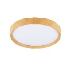 CADIX Lubinis šviestuvas Balta + Medžo 24W LED 38.5CM Balta