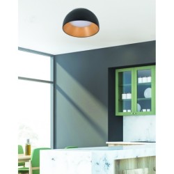 Liguria Lubinis šviestuvas Juoda Medžo 18W LED 35cm