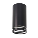 Tuba Lubinis šviestuvas Juoda 1xGU10 D:5.5CM