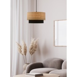 Ritana 25 Pakabinamas šviestuvas 1xE27 Kreminė+Juoda