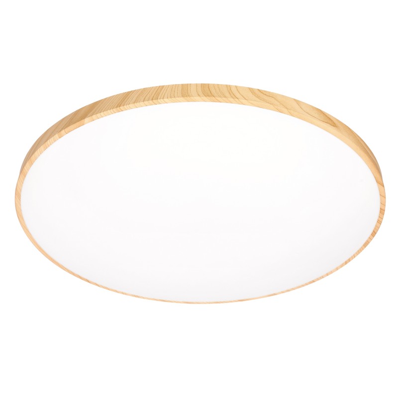 TENS Lubinis šviestuvas Medžio 48W LED 3000/4000/6000K 59cm Balta + pultelis