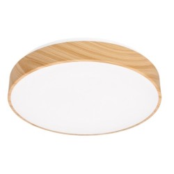 FIGARO Lubinis šviestuvas Medžio 24W LED 3000/4500/6000K 38cm Balta + pultelis