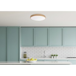 FIGARO Lubinis šviestuvas Medžio 24W LED 3000/4500/6000K 38cm Balta + pultelis