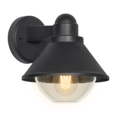 Sieninis lauko šviestuvas Sagania 23.5x20.5cm Juoda 1xE27 IP44