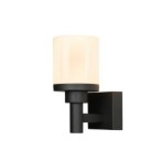 Sieninis lauko šviestuvas Saponia 17.8x25cmJuoda 12W LED IP65