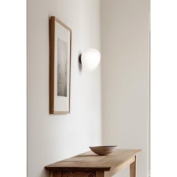 STONES Sieninis šviestuvas 20cm 1xE27 Balta