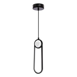 LACRIMA Pakabinamas šviestuvas Juoda 10cm 15W LED 3000K