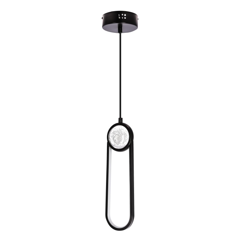 LACRIMA Pakabinamas šviestuvas Juoda 10cm 15W LED 3000K